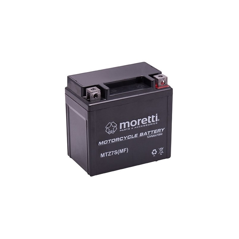 Baterie cu gel fără întreținere Moretti MTZ7S, 12V 6Ah