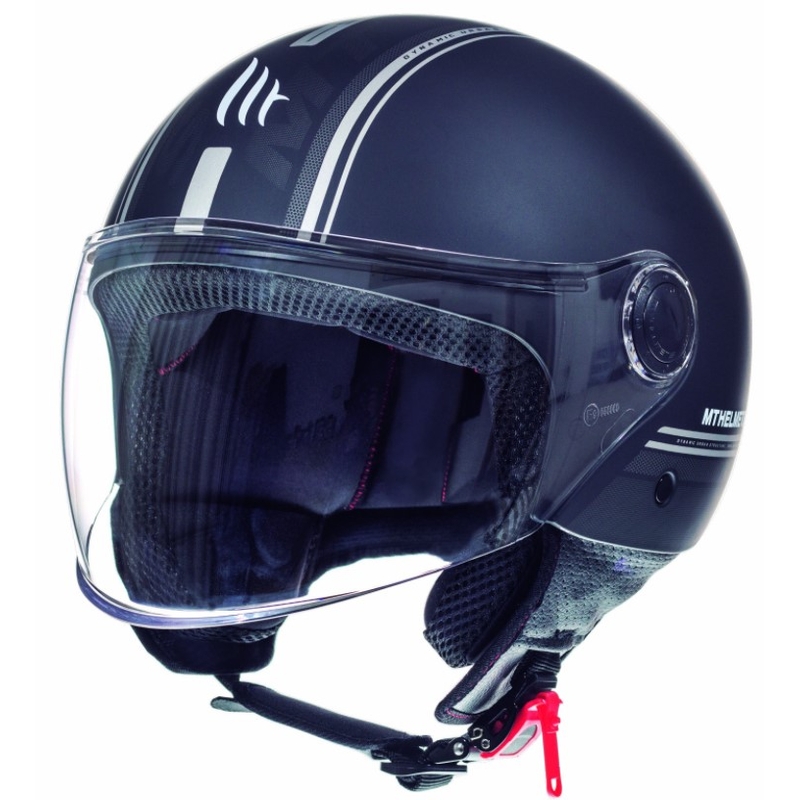 Cască de motocicletă deschisă MT Street Entire Black Matte Vânzarea lichidare