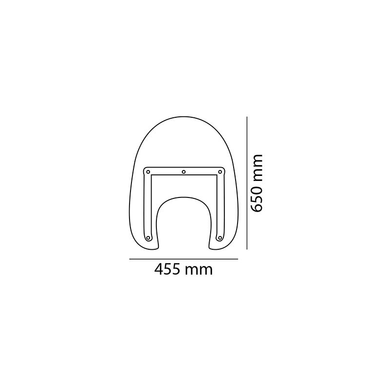Parbriz PUIG AMERICA I transparent pentru KAWASAKI VN 1600 Classic 2003-2008