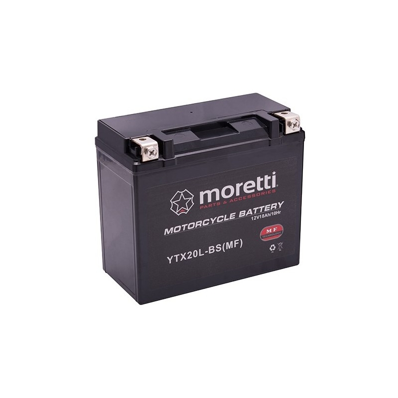 Moretti MTX20L-BS baterie gel fără întreținere, 12V 18Ah