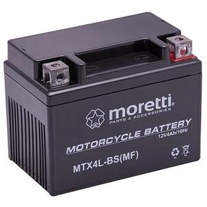 Moretti MTX4L-BS baterie gel fără întreținere, 12V 4Ah