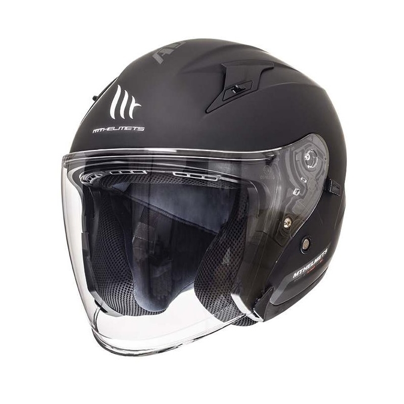 MT Avenue SV cască de motocicletă deschisă negru mat lichidare