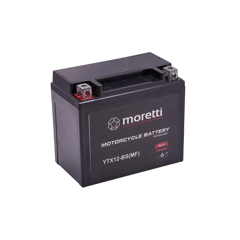 Moretti MTX12-BS baterie gel fără întreținere, 12V 12Ah