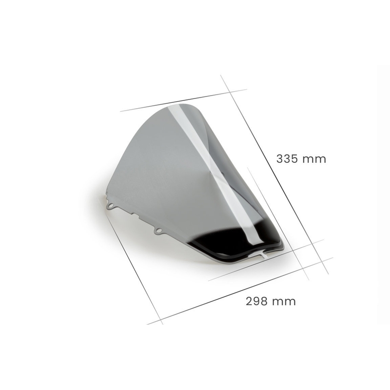 Parbriz PUIG R-RACER Negru pentru YAMAHA YZF-R1 2020-2024