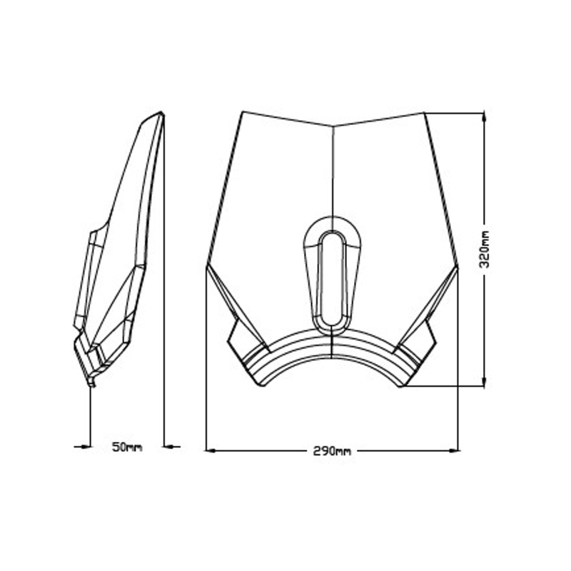 Windshield PUIG NEW GEN. SPORT transparent