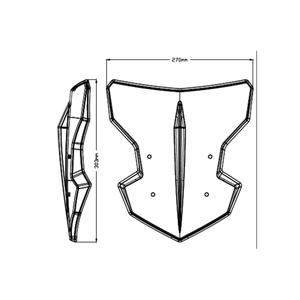 Parbriz PUIG NEW GEN. SPORT 20285H smoke