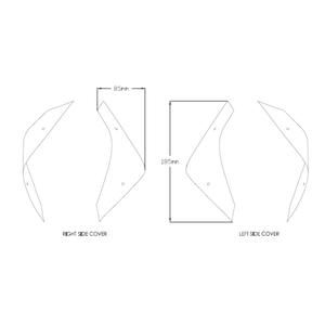 Front deflectors PUIG 3823W transparent