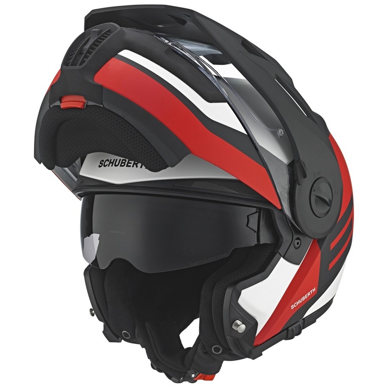 Schuberth E1 roșu Enduro tip-up casca lichidare