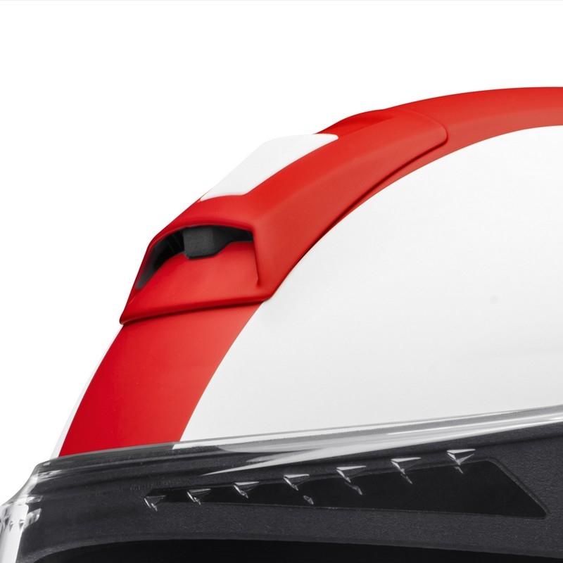 Schuberth C4 casca de motocicletă roșu și alb lichidare