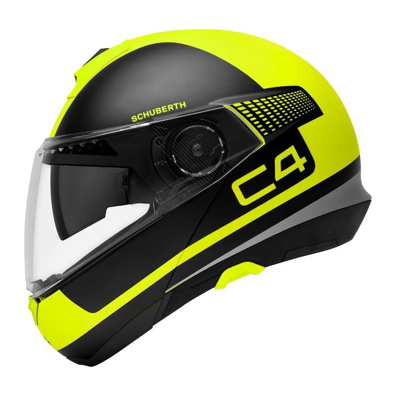Schuberth C4 C4 negru-fluo galben tip-up casca de motocicletă lichidare