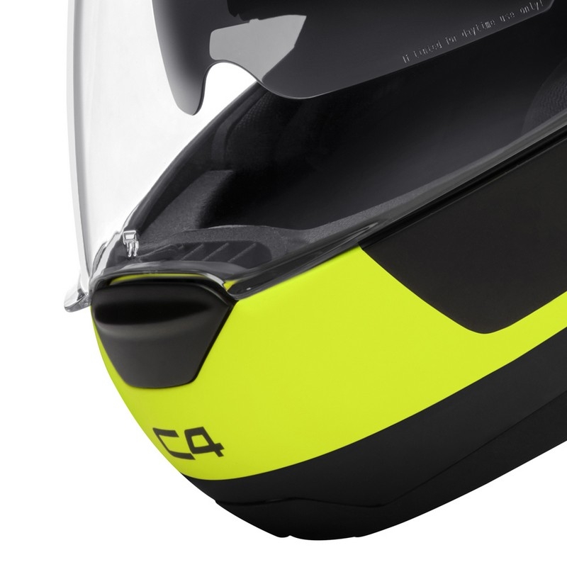 Schuberth C4 C4 negru-fluo galben tip-up casca de motocicletă lichidare
