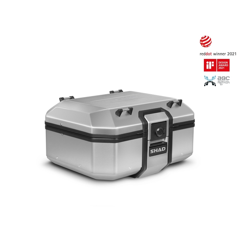 Set complet de cutii de aluminiu SHAD TERRA, 37L cutie centrala si 36L / 47L cutii laterale, incluzand set de montaj si placa SHAD HONDA CRF 1100 Africa Twin