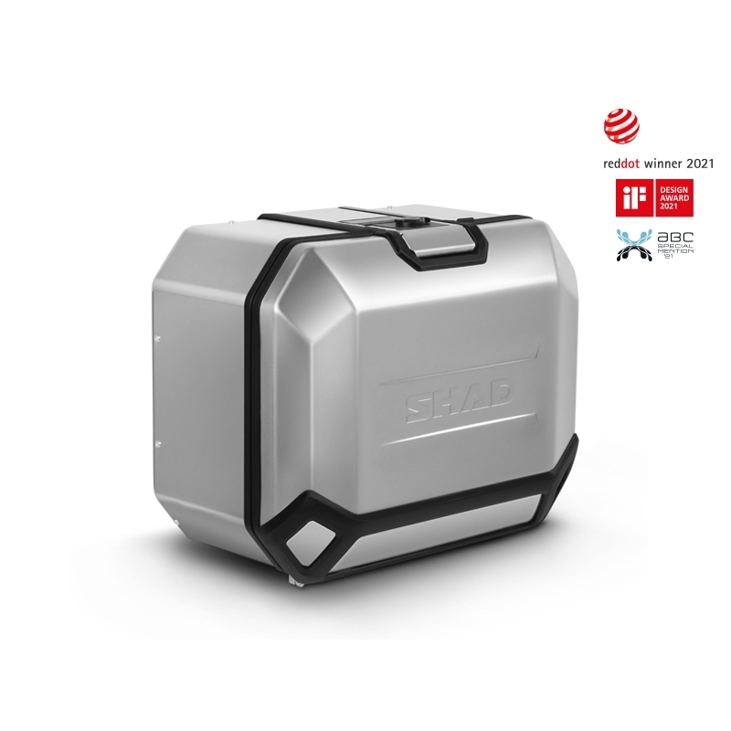 Set complet de cutii aluminiu SHAD TERRA, 48L cutie centrala si 36L / 47L cutii laterale, incluzand set de montaj si placa SHAD BMW F 650 GS/ F 700 GS/ F 800 GS