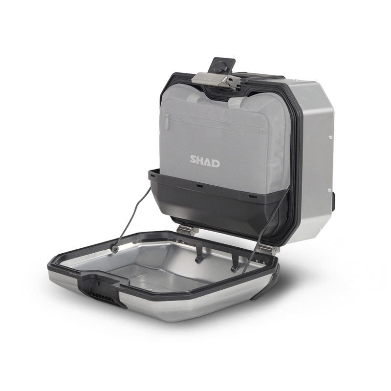 Set complet de 36L / 36L cutii laterale de aluminium SHAD TERRA, incluzand kit montaj SHAD SUZUKI DL 650 V-Strom