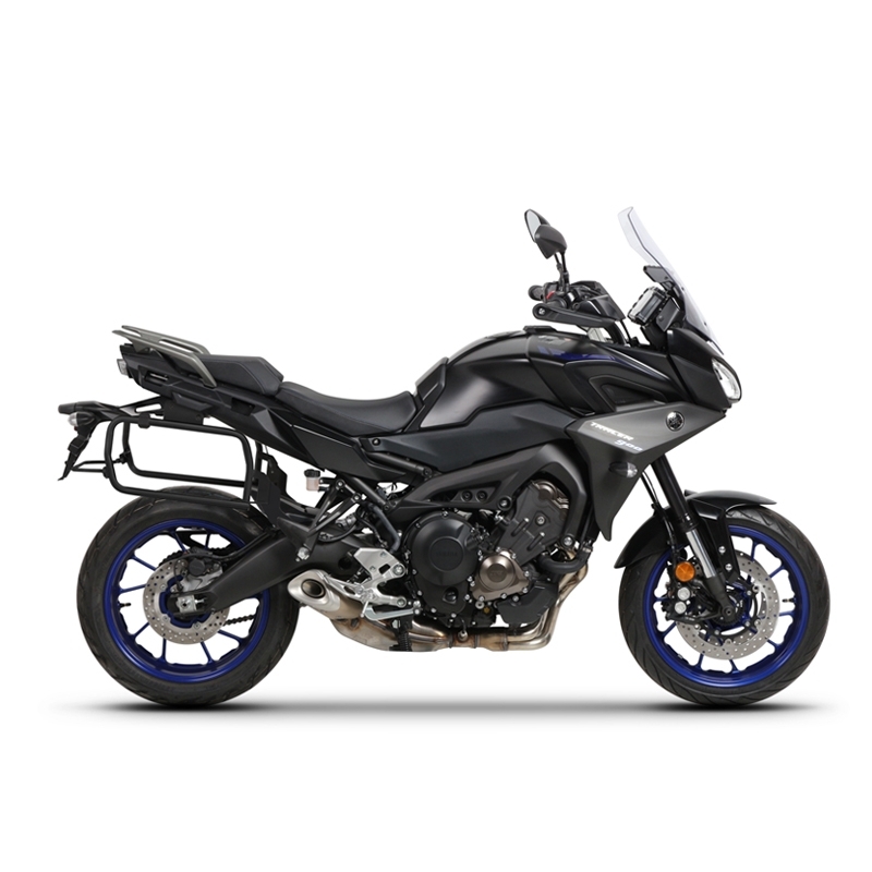 Set complet de cutii de aluminiu SHAD TERRA, 37L cutie centrala  si 47L / 47L cutii laterale, incluzand kit montaj si placa SHAD YAMAHA MT-09 Tracer / Tracer 900