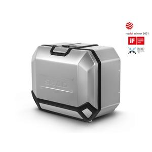 Set complet de cutii de aluminiu SHAD TERRA, 48L cutie centrala  si  47L / 47L cutii laterale, incluzand kit montaj si placa SHAD YAMAHA MT-09 Tracer / Tracer 900