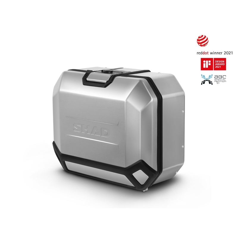 Set complet de cutii de aluminiu SHAD TERRA, 48L cutie centrala si  36L / 36L cutii laterale, incluzand kit montaj si placa SHAD HONDA CB 500 X