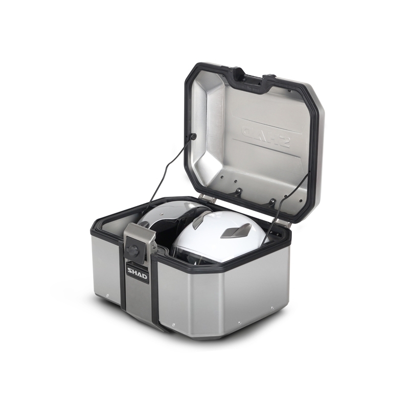 Set complet de cutii de aluminiu SHAD TERRA, 48L cutie centrala si  36L / 36L cutii laterale, incluzand kit montaj si placa SHAD HONDA CB 500 X