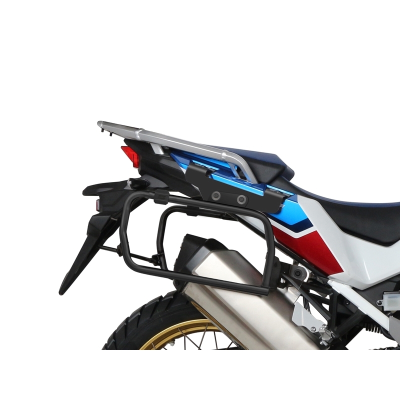 Set complet cutii aluminiu laterale, 36L / 47L SHAD TERRA NEGRU, include kit montare SHAD HONDA CRF 1100 Africa Twin