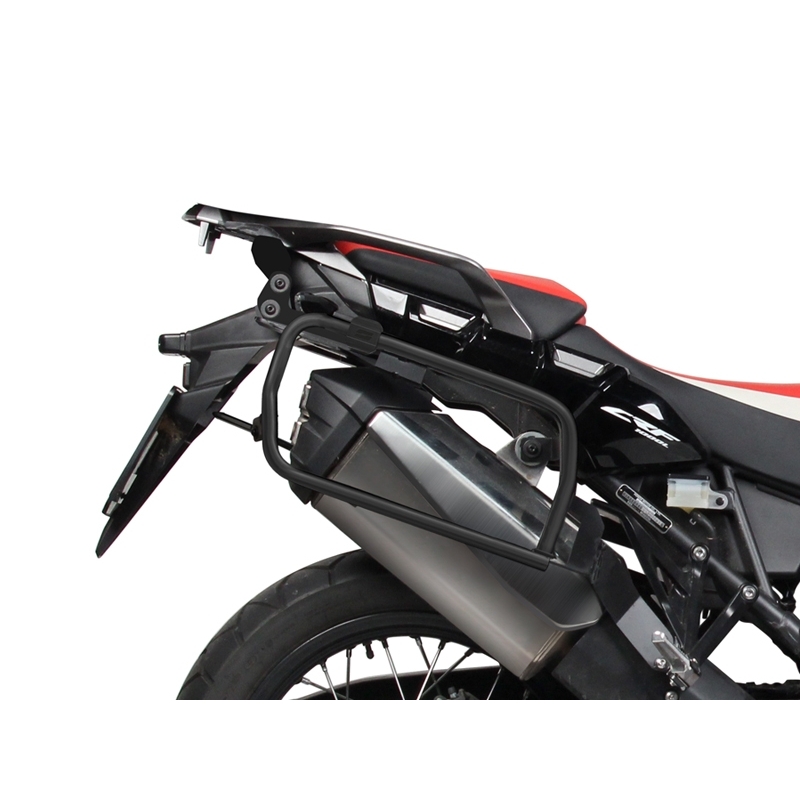 Set complet cutii aluminiu laterale, 36L / 47L SHAD TERRA NEGRU, include kit montare SHAD HONDA CRF 1000  Africa Twin