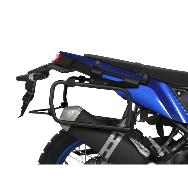 Set complet cutii aluminiu laterale, 36L / 47L SHAD TERRA NEGRU, include kit montare SHAD YAMAHA Tenere 700 XTZ690