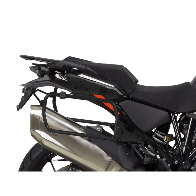 Set complet cutii aluminiu laterale, 36L / 47L SHAD TERRA NEGRU, include kit montare SHAD KTM Super Adventure 1290 (R, S)