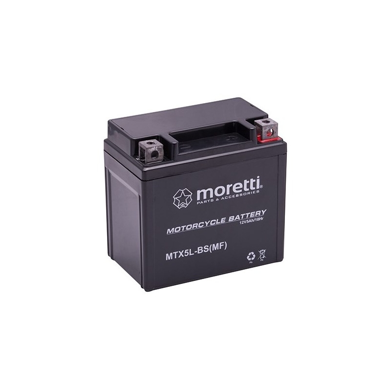 Moretti MTX5L-BS baterie gel fără întreținere, 12V 5Ah