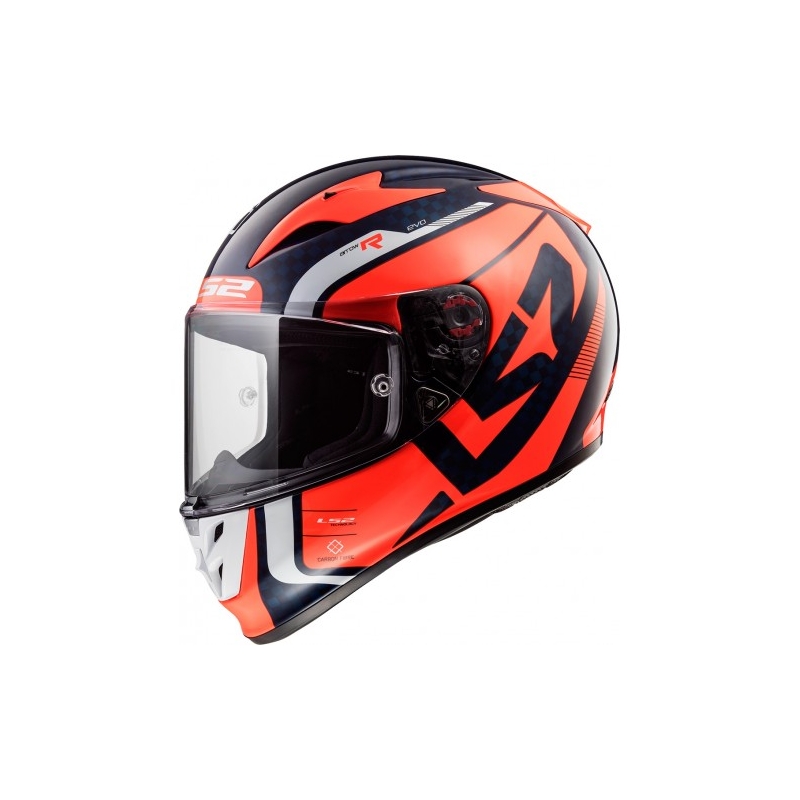 Cască Moto LS2 FF323 Arrow C EVO Sting portocaliu fluo
