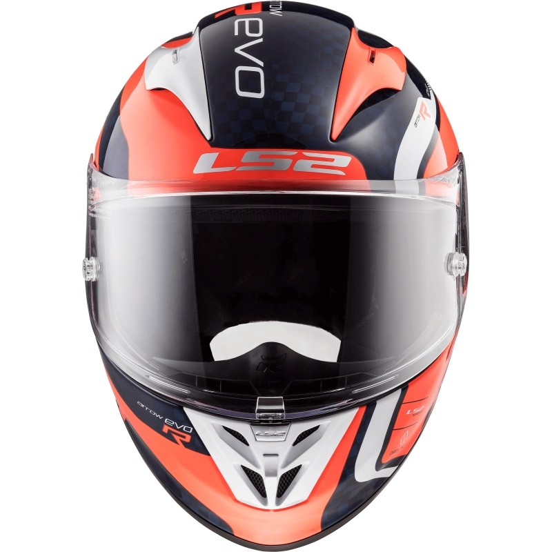 Cască Moto LS2 FF323 Arrow C EVO Sting portocaliu fluo