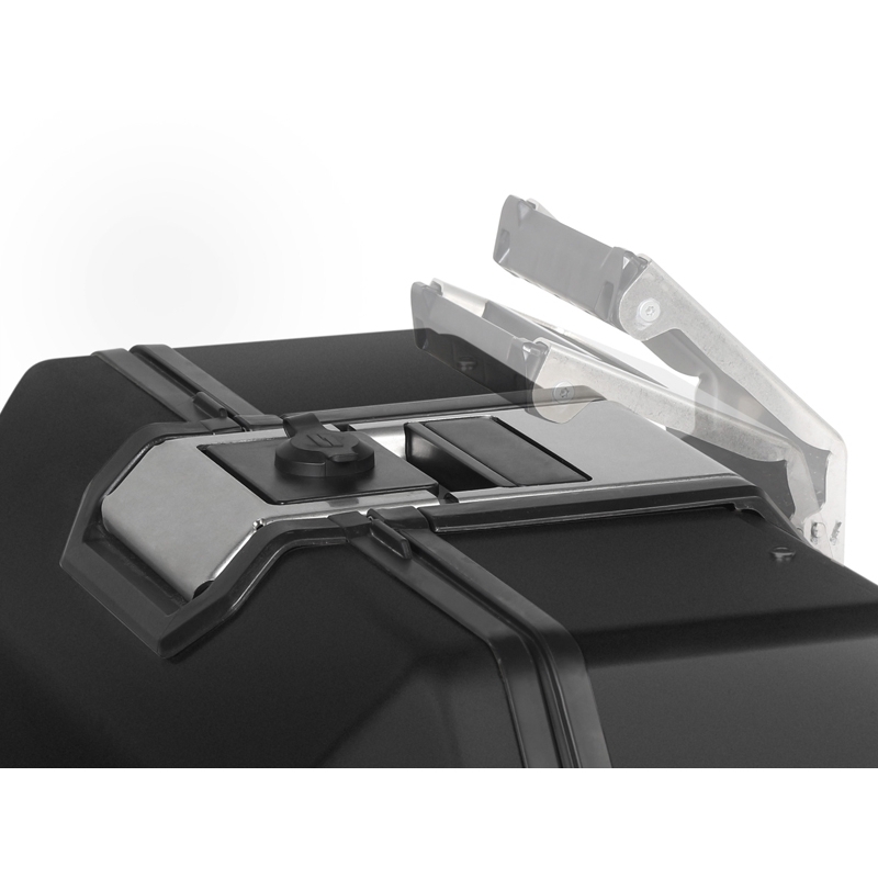 Set complet de cutii de aluminiu SHAD TERRA NEGRU, 48L cutie centrala si 36L / 36L cutii laterale, incluzand kit de montaj si placa SHAD HONDA X-ADV 750