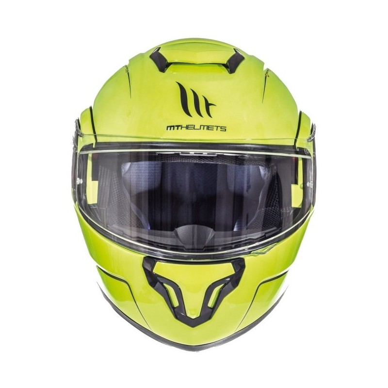 MT Atom galben fluo galben tip-up casca de motocicletă lichidare