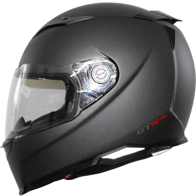 Cască de motocicletă CMS GTR-S Plain matt titanium