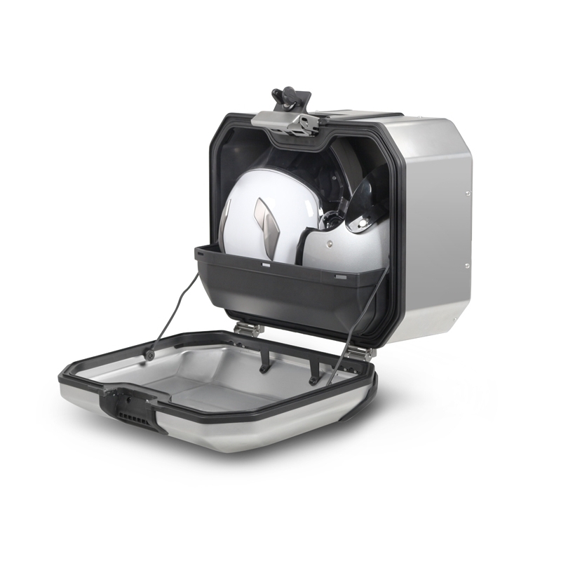 Set complet de cutii laterale de aluminiu, SHAD TERRA, 36L / 47L, incluzand kit de montaj SHAD Aprilia Tuareg 660