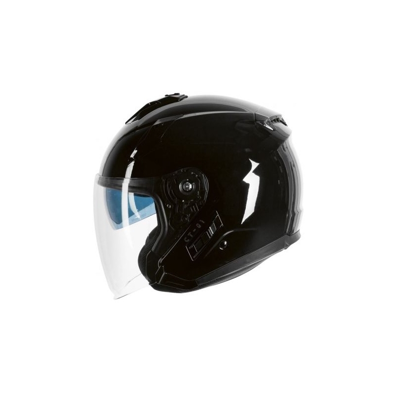 Cască de motocicletă deschisă Ozone CT-01 negru lucios lichidare