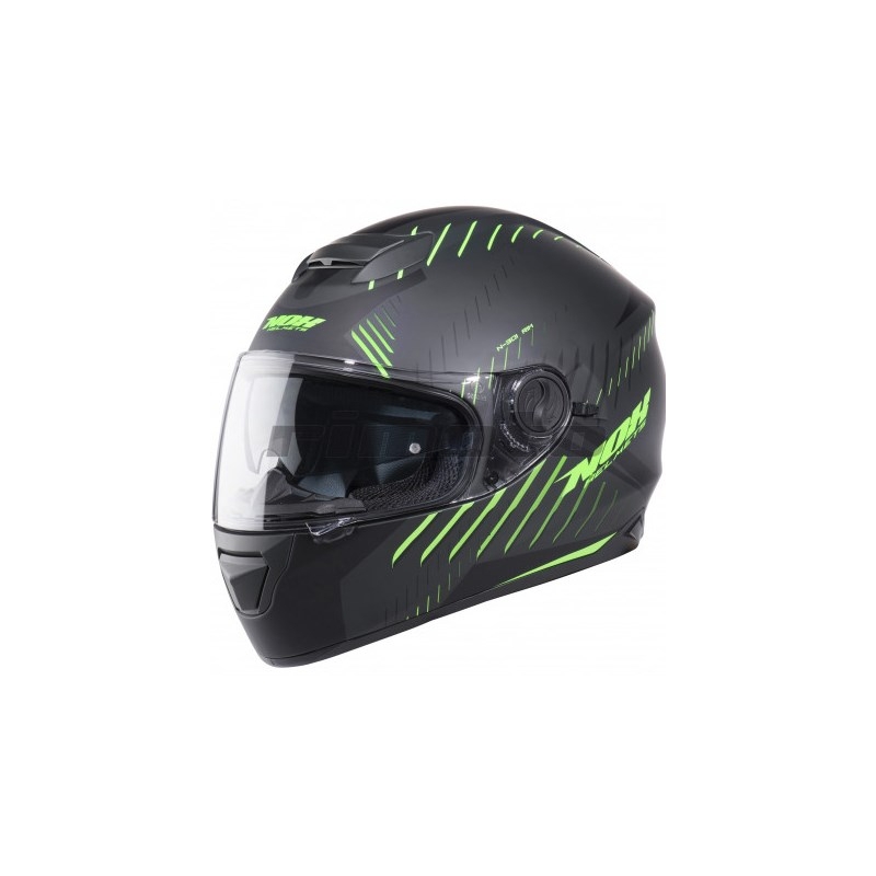 Cască Integral Helmet NOX N301 RIM negru mat-fluo ver lichidare