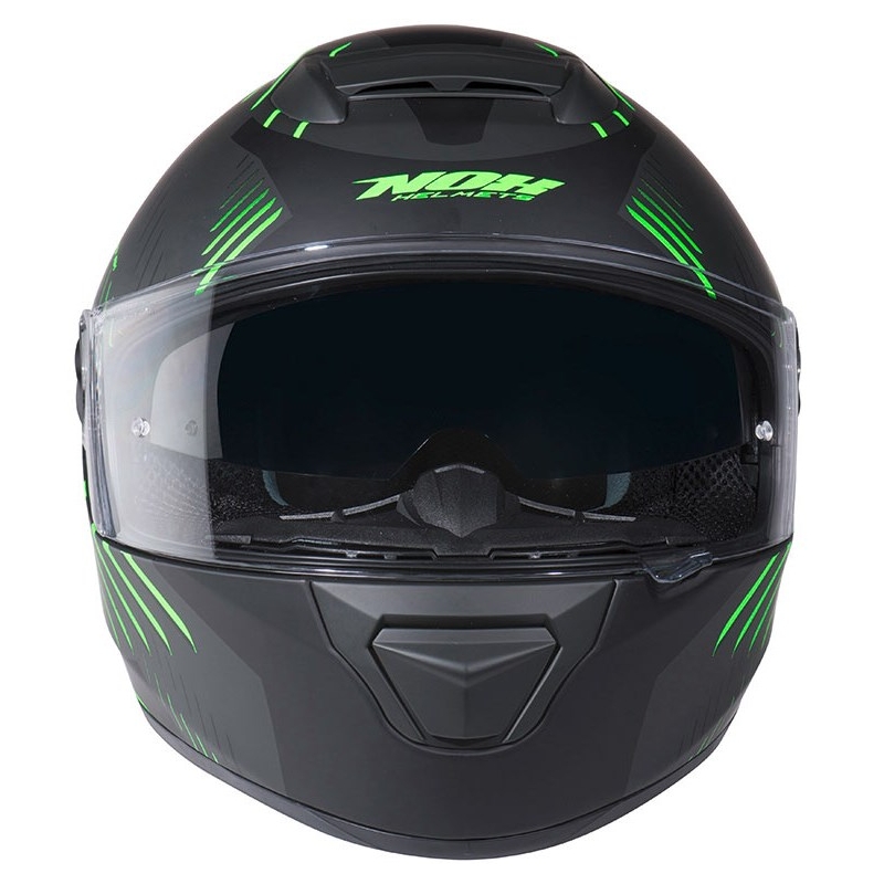 Cască Integral Helmet NOX N301 RIM negru mat-fluo ver lichidare