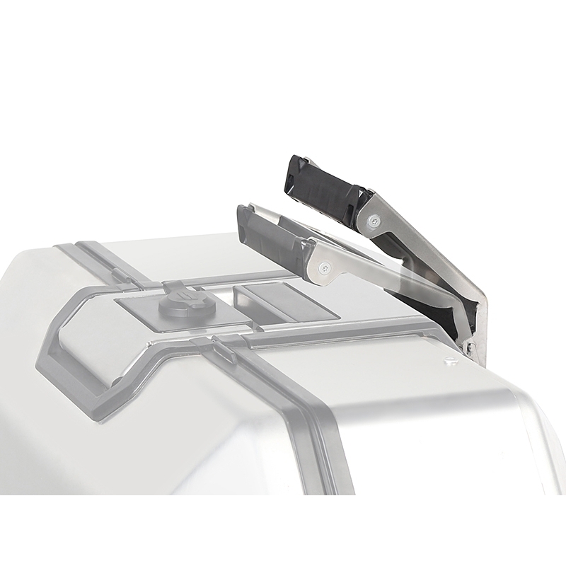 Complete set of aluminum cases SHAD TERRA, 55L topcase + 36L / 47L side cases, including mounting kit and plate SHAD YAMAHA Tenere 700 XTZ690