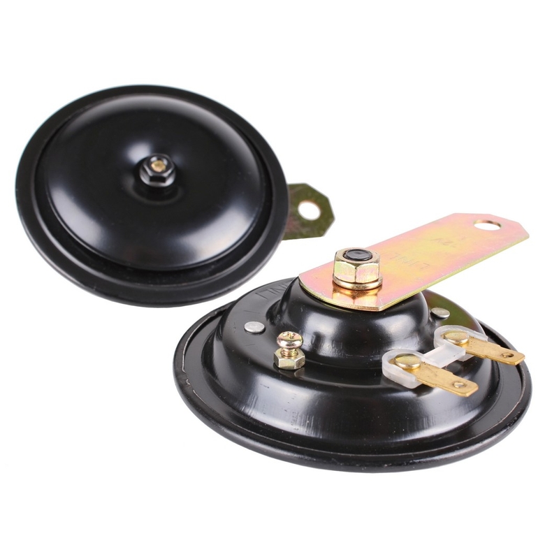 Klaxon R-TECH 12V 5A negru 2 buc.