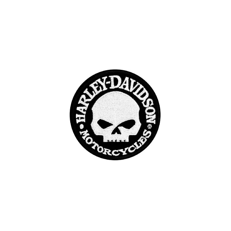 Patch H-D Motorcycles alb
