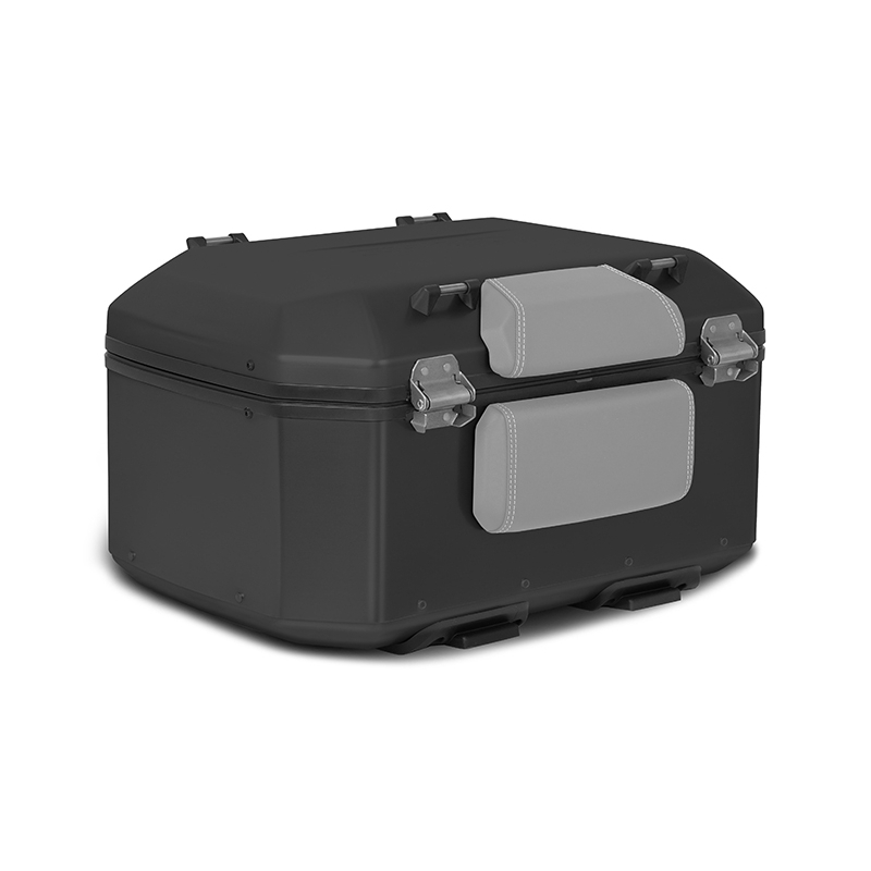 Complete set of SHAD TERRA TR40 adventure saddlebags and SHAD TERRA BLACK aluminium 55L topcase, including mounting kit SHAD Harley Davidson Pan America 1250