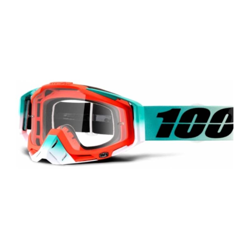 100% ochelari de protecție Racecraft Cubica (plexi transparent)