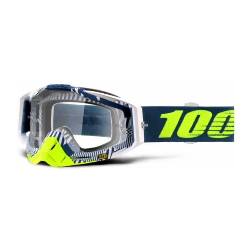 100% ochelari de protecție Racecraft Eclipse (plexi transparent)
