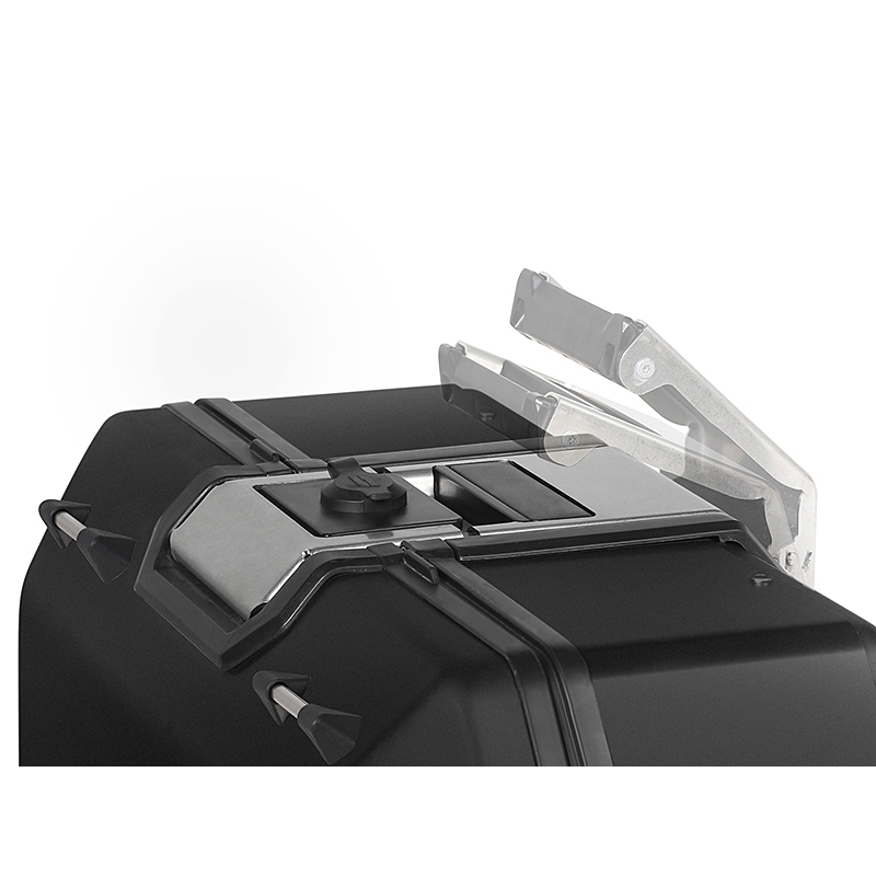 Complete set of SHAD TERRA TR40 adventure saddlebags and SHAD TERRA BLACK aluminium 55L topcase, including mounting kit SHAD BMW F750 GS / F850 GS