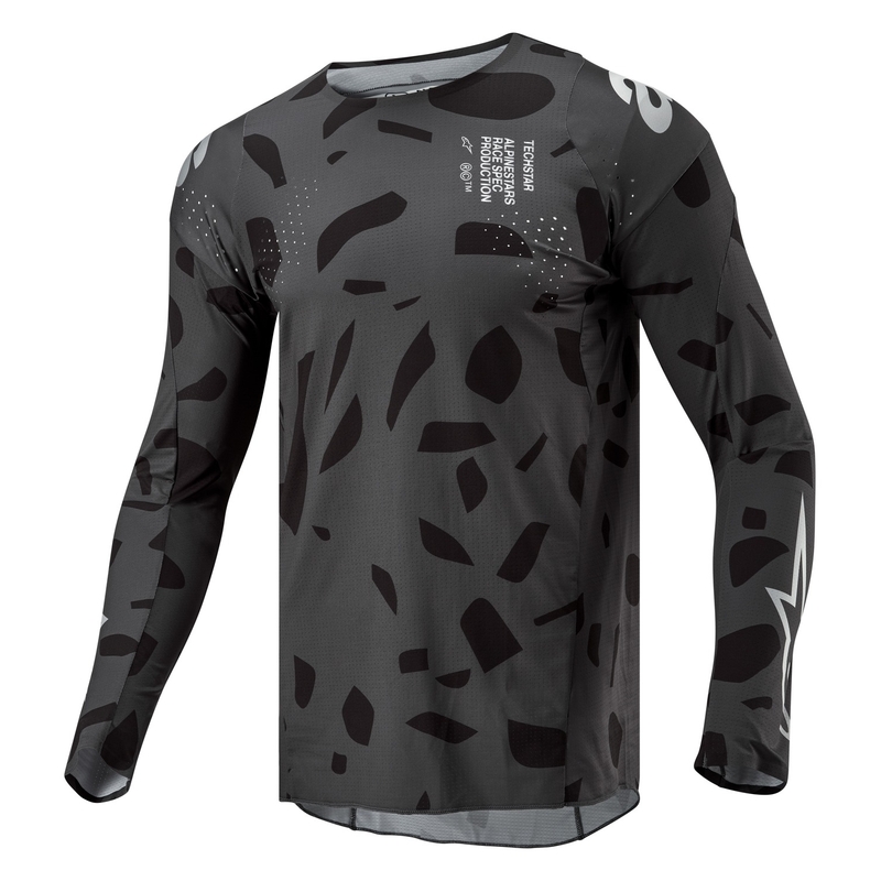 Alpinestars Techstar Graphite 2024 Motocross Jersey negru Camo negru lichidare