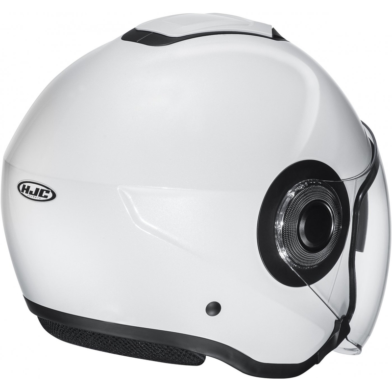 Cască de motocicletă deschisă HJC i40N Solid pearl white