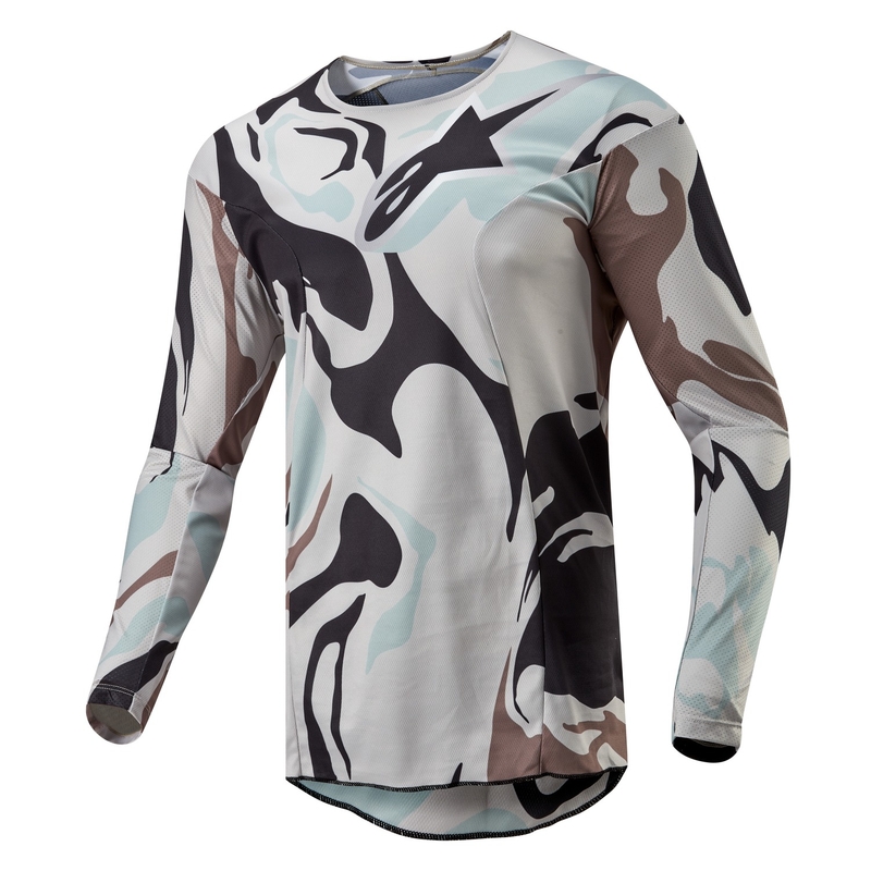 Alpinestars Racer Tactical Motocross Jersey 2024 camo-grey
