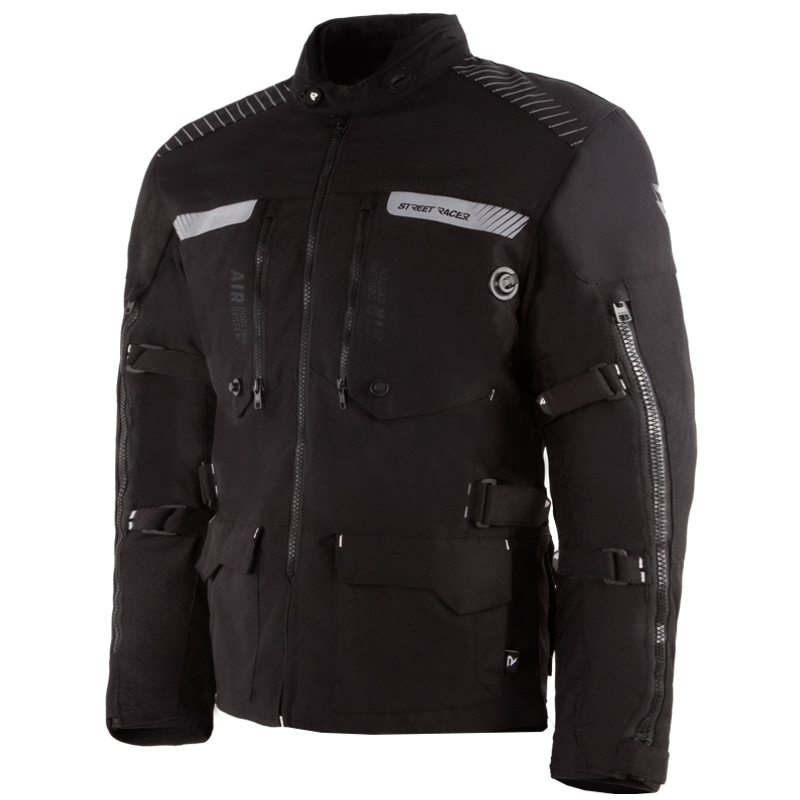 Jacheta moto Street Racer All Season neagra