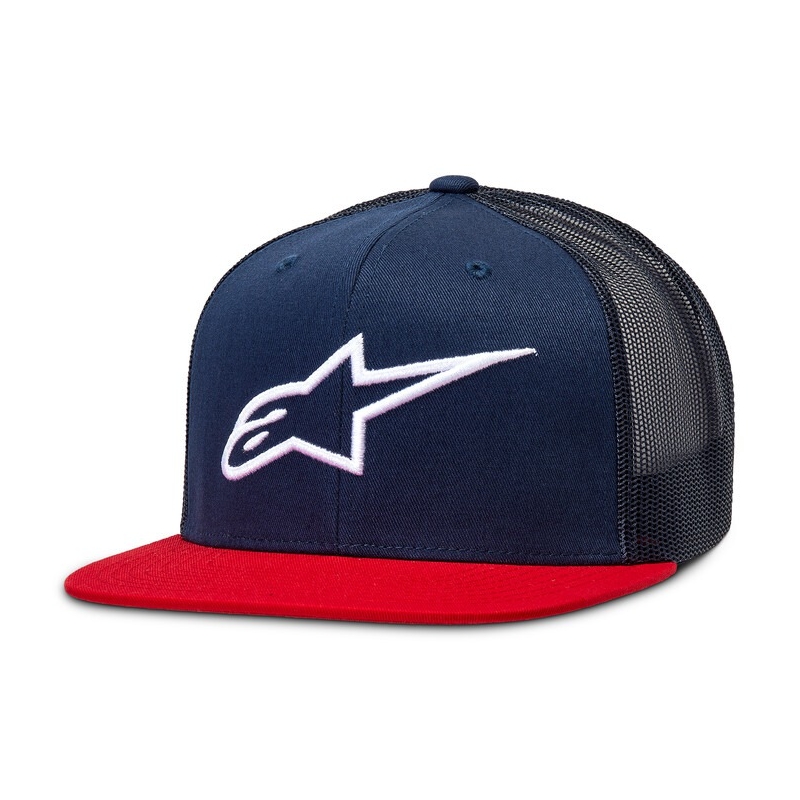 Alpinestars Corp Trucker șapcă albastru-roșu-negru-albastru