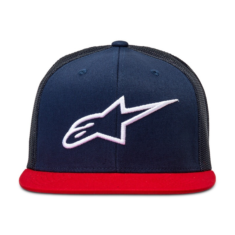 Alpinestars Corp Trucker șapcă albastru-roșu-negru-albastru