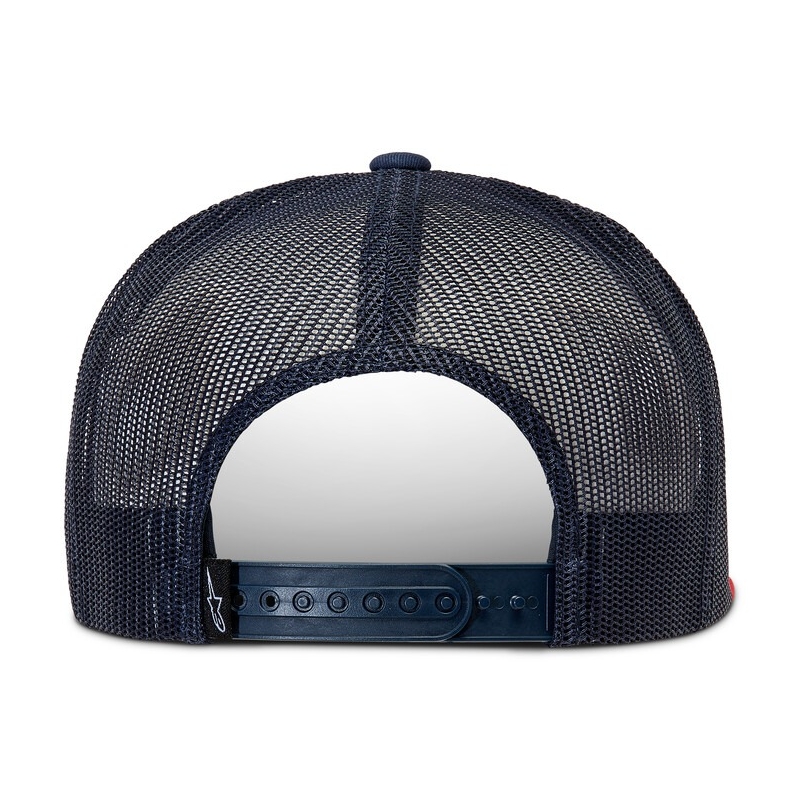 Alpinestars Corp Trucker șapcă albastru-roșu-negru-albastru